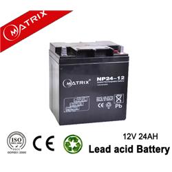 Rechargeable Sealed Lead Acid Battery 12V 24AH For Automatic Office System