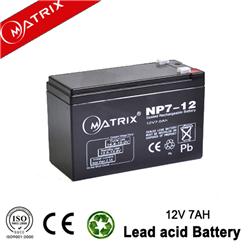 Rechargeable Sealed Lead Acid Battery 12v 7ah with CE ISO msds approval