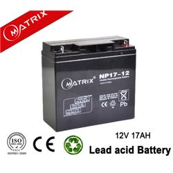High Capacity 12V 17AH UPS Battery Explosion Proof