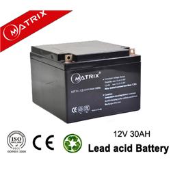 Rechargeable Lead Acid 12v 30ah Solar Panel Battery