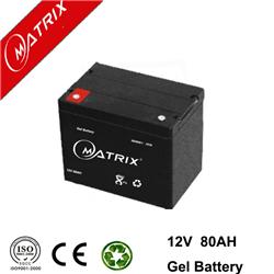 UPS / EPS 12v 80Ah Sealed GEL Battery Deep Cycle