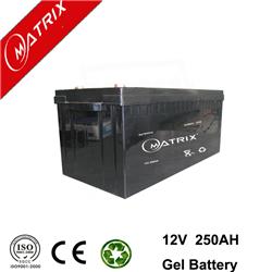 Good 12v 250Ah Gelled Acid Battery Wholesale