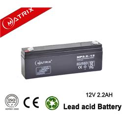 12V 2.2AH Security System Battery / Valve Regulated Lead Acid Battery