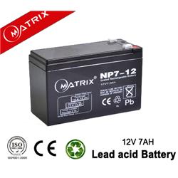 12V 7ah Rechargeable Security Battery Maintenance Free
