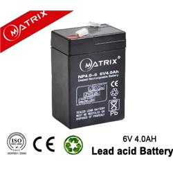 Lead Acid 6V 4AH Emergency Light Batteries With T1 Terminal