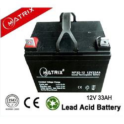 Lead-Acid Mobility Scooter Battery 12V 33AH Maintenance Free
