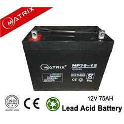 12v 75ah Mobility Scooter Battery Rechargeable Leak Proof