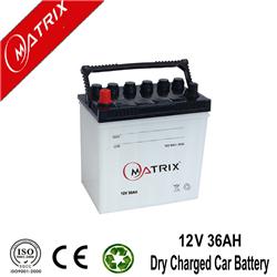 12V 36AH Dry Charged Lead Acid Battery