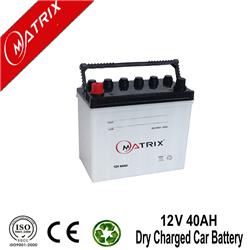 12V 40AH Dry Fully Charged Car Battery