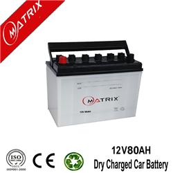 12V 80AH Dry Automotive Battery