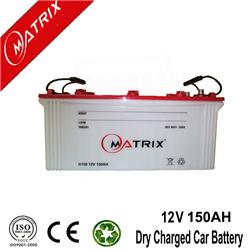 12V 150AH Dry Charged Car Battery High Performance