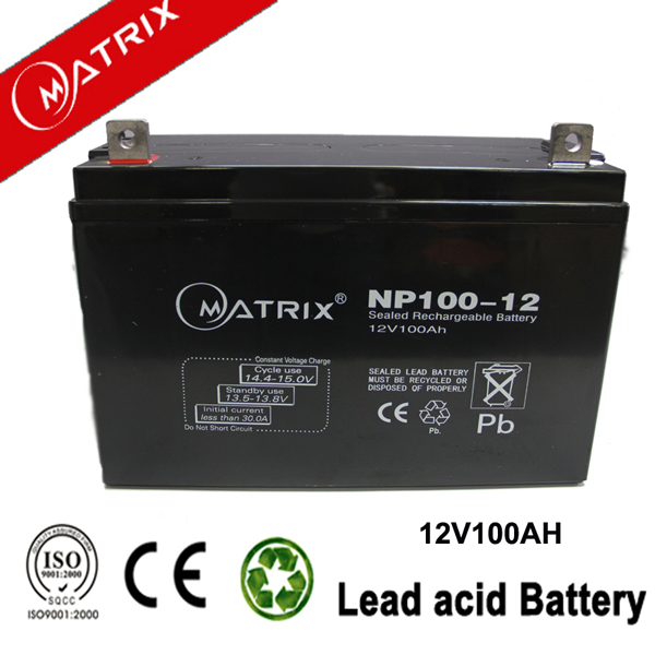 12v 100ah rechargeable sealed lead acid battery deep cycle 
