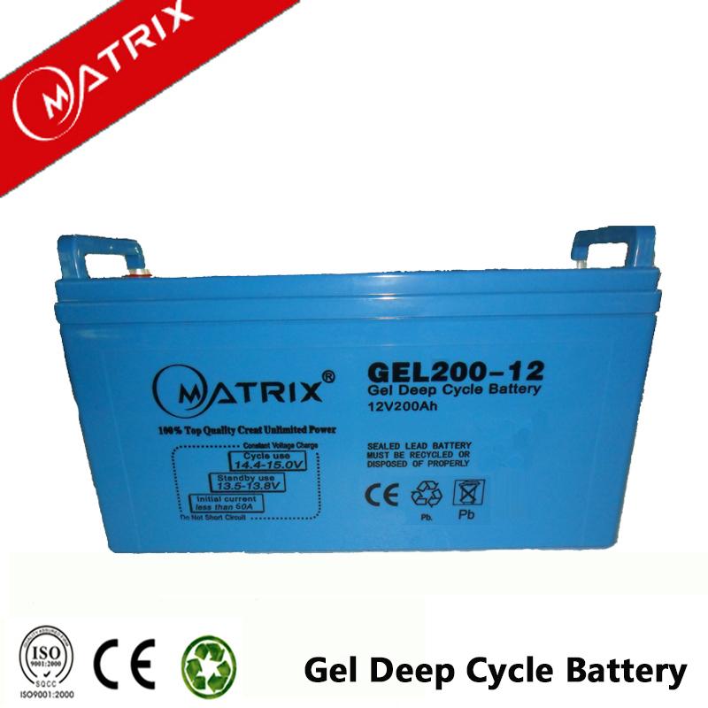 Hot Sale Blue Color Gel Deep Cycle Battery 12V 100AH